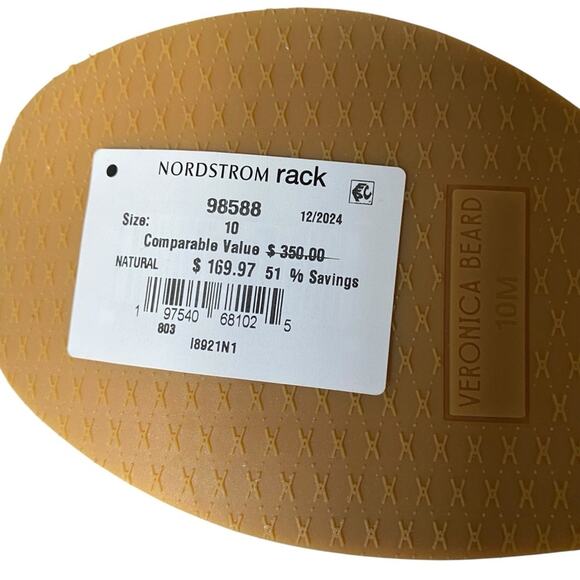 Veronica Beard Paulita Cork Women's Tan Platform Wedge Sandals NWTS size 10 - Picture 12 of 12